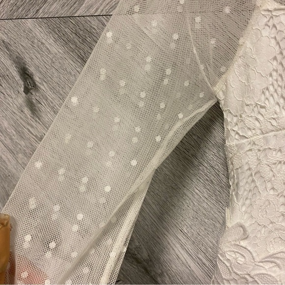 Lulu’s  | Lacey Lane White Lace Long Sleeve Dress Size XS NEW - Picture 6 of 12